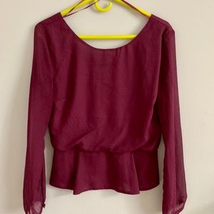ASTR Plum Blouse
